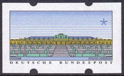 1993  Automatenmarke Schloss Sanssouci ohne Werteindruck