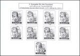 1947  Freimarken: Berufe und Ansichten mit Plattenfehler