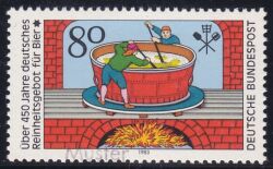 1983  Deutsches Reinheitsgebot mit Aufdruck  "MUSTER"