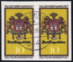1977  Tag der Briefmarke - Doppeldruck ungezähnt