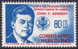 Mexiko 1962  Besuch des amerikanischen Prsidenten John F. Kennedy