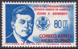 Mexiko 1962  Besuch des amerikanischen Präsidenten John F. Kennedy