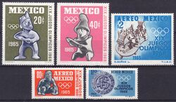 Mexiko 1965  Olympische Sommerspiele 1968 in Mexiko-Stadt