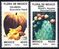 Mexiko 1986  Mexikanische Flora