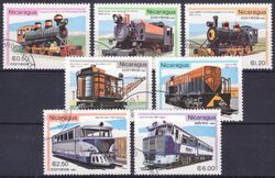 Nicaragua 1981  Entwicklung des Eisenbahnwesens