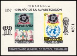 Nicaragua 1980  Fußball-WM 1978 Argentinien und 1982 Spanien