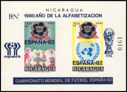 Nicaragua 1980  Fußball-WM 1978 Argentinien und 1982 Spanien