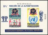 Nicaragua 1980  Fuball-WM 1978 Argentinien und 1982 Spanien