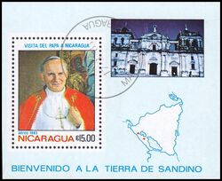 Nicaragua 1983  Besuch von Papst Johannes