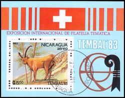 Nicaragua 1983  Intern. Briefmarkenausstellung TEMBAL `83