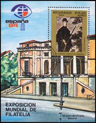 Nicaragua 1984  Intern. Briefmarkenausstellung ESPANA `84