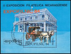 Nicaragua 1984  Nationale Briefmarkenausstellung EXPOFILNIC `84