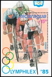 Nicaragua 1985  Intern. Briefmarkenausstellung OLYMPHILEX `85