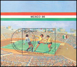 Nicaragua 1985  Fuball-Weltmeisterschaft 1986 in Mexiko