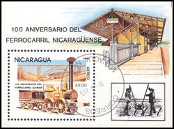 Nicaragua 1985  100 Jahre nicaraguanische Eisenbahnen