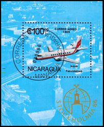 Nicaragua 1986  Intern. Briefmarkenausstellung STOCKHOLMIA `86