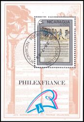 Nicaragua 1989  200. Jahrestag der Französischen Revolution