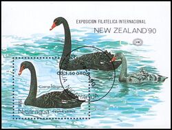 Nicaragua 1990  Intern. Briefmarkenausstellung NEW ZEALAND `90