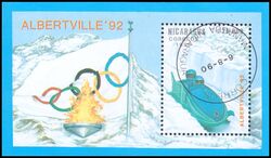 Nicaragua 1990  Olympische Winterspiele 1992 in Albertville