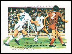 Nicaragua 1990  Olympische Sommerspiele in Barcelona