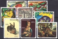 Panama 1967  Tiergemälde berühmter Maler