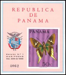 Panama 1968  Schmetterlinge
