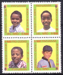 Panama 1984  Zuschlagsmarken zugunstender Kinderstadt