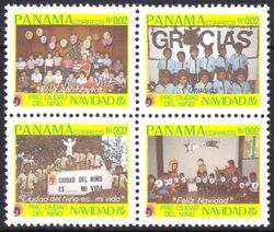 Panama 1985  Zuschlagsmarken zugunstender Kinderstadt