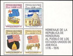 Honduras 1976  200 Jahre Unabhngigkeit der Vereinigten Staaten