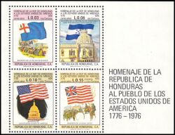 Honduras 1976  200 Jahre Unabhängigkeit der Vereinigten Staaten
