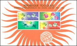 Togo 1964  Internationales Jahr der ruhigen Sonne