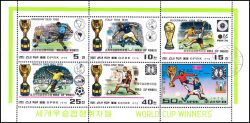Korea-Nord 1978  Gewinner der Fußballweltmeisterschaften 1930-1978