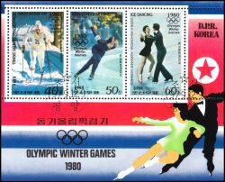 Korea-Nord 1979  Olympische Winterspiele 1980 in Lake Placid
