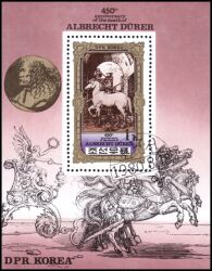 Korea-Nord 1980  450. Todestag von Albrecht Dürer
