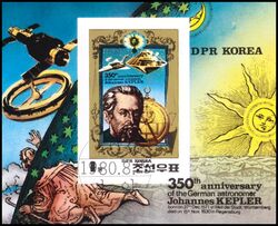 Korea-Nord 1980  350. Todestag von Johannes Kepler