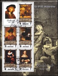 Korea-Nord 1983  Gemälde von Rembrandt