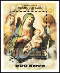 Korea-Nord 1983  450. Todestag von Correggio