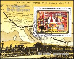 Korea-Nord 1984  100 Jahre Orient-Expreß