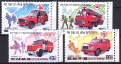 Korea-Nord 2001  Feuerwehrfahrzeuge