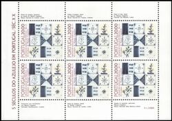 1985  500 Jahre Azulejos in Portugal - Kleinbogen