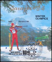 Korea-Nord 1983  Olympische Winterspiele 1984 in Sarajevo