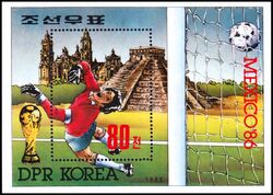 Korea-Nord 1985  Fuballweltmeisterschaft 1986 in Mexiko