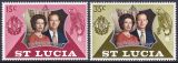 St. Lucia 1972  Silberhochzeit des englischen...