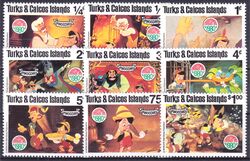 Turks & Caicos-Inseln 1980  Weihnachten: Pinocchio