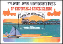 Turks & Caicos Inseln 1983  Pferdebahnen und Lokomotiven
