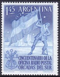 Argentinien 1954  50 Jahre Postfunkstelle