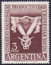 Argentinien 1955  Nationalkongreß der Produktivität