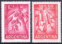 Argentinien 1960  Hilfe fr die Erdbebengeschdigten in Chile