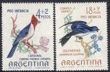 Argentinien 1964  Kinderhilfe: Vögel