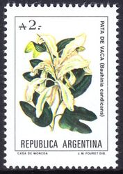 Argentinien 1988  Freimarke: Blumen Argentiniens